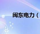 闽东电力（说一说闽东电力的简介）