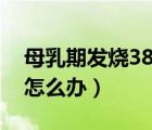 母乳期发烧38.3能喂奶吗（母乳期发烧38度怎么办）