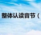 整体认读音节（说一说整体认读音节的简介）