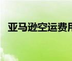 亚马逊空运费用怎么算（空运费用怎么算）
