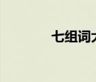 七组词大全100个（七组词）