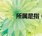 所属是指（所属界别是什么意思）