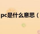 pc是什么意思（说一说pc是什么意思的简介）