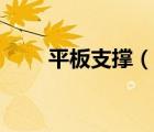 平板支撑（说一说平板支撑的简介）