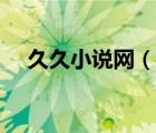 久久小说网（说一说久久小说网的简介）