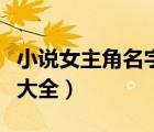小说女主角名字大全姓韩的（小说女主角名字大全）
