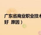 广东省商业职业技术学校官网（广东商业职业技术学校好不好  原因）