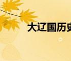 大辽国历史（大辽国历史要详细）