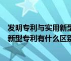 发明专利与实用新型专利有着严格的区别（发明专利和实用新型专利有什么区别 尤其申请的时候）
