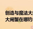 创造与魔法大闸蟹在哪钓最多（创造与魔法 大闸蟹在哪钓）