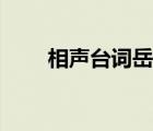 相声台词岳云鹏（相声剧本岳云鹏）