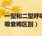一型和二型呼吸衰竭哪个严重（一型和二型呼吸衰竭区别）