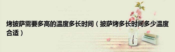 烤披萨需要多高的温度多长时间（披萨烤多长时间多少温度合适）