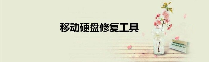 移动硬盘修复工具