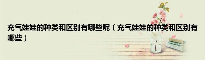 充气娃娃的种类和区别有哪些呢（充气娃娃的种类和区别有哪些）