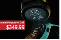 GarminForerunner265AMOLED跑步智能手表电池续航时间为13天在亚马逊限时促销中价格降至PixelWatch3水平