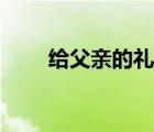 给父亲的礼物作文（给父亲的礼物）