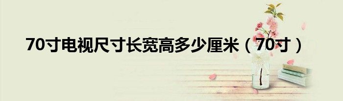 70寸电视尺寸长宽高多少厘米（70寸）