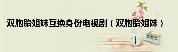 双胞胎姐妹互换身份电视剧（双胞胎姐妹）