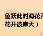 鱼跃此时海花开彼岸天形容爱情（鱼跃此时海花开彼岸天）